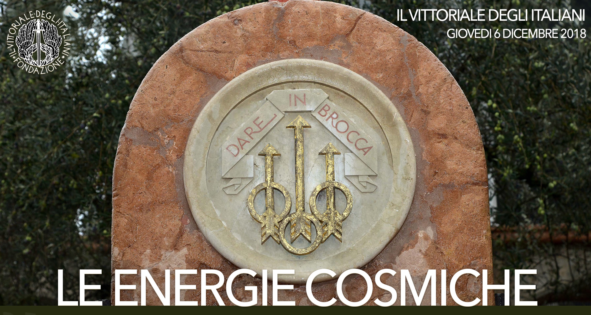 Le energie cosmiche – IX Premio del Vittoriale – giovedì 6 dicembre