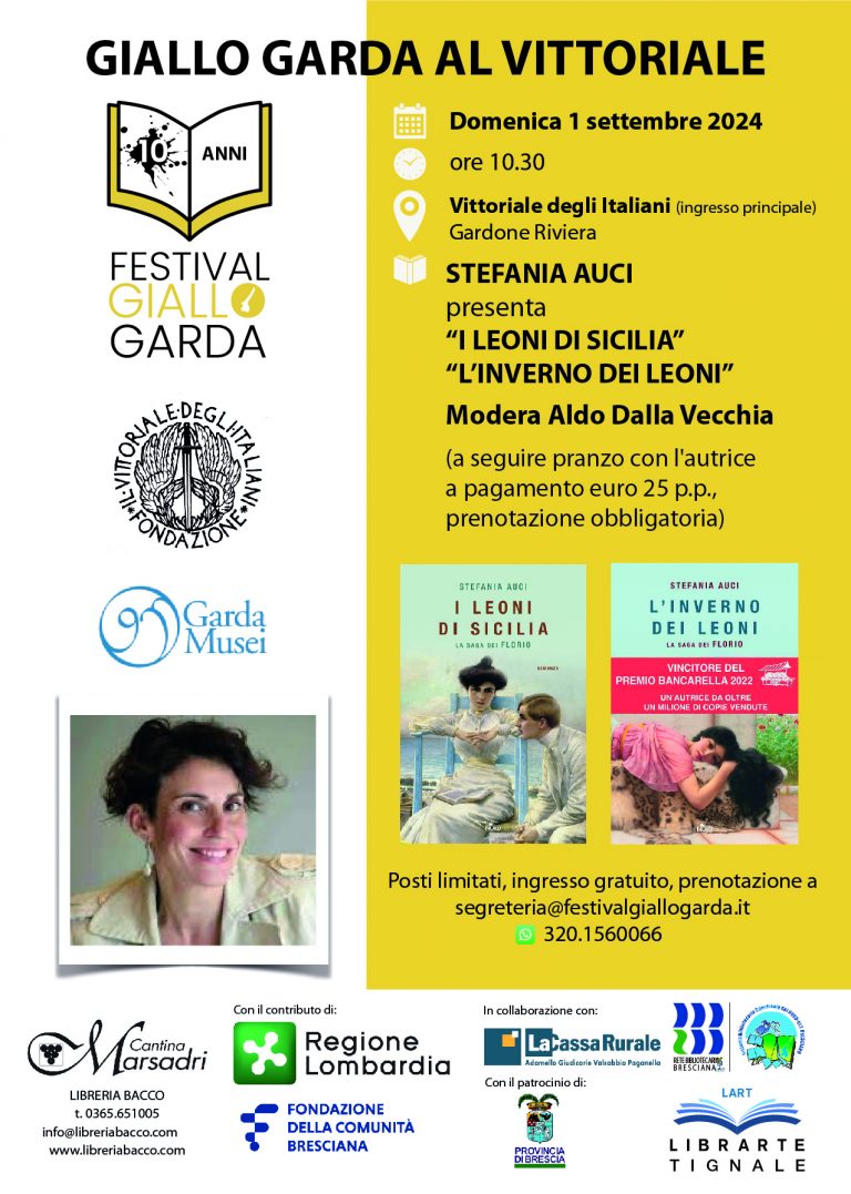 1 settembre 2024 – Festival Giallo Garda