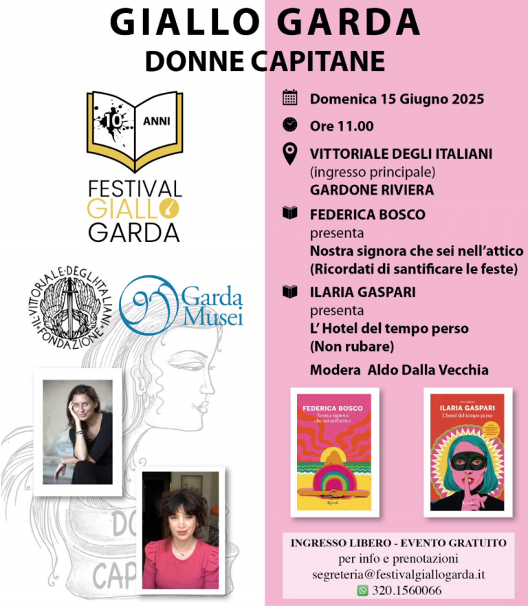 15 giugno 2025 – Festival Giallo Garda 15 giugno 2025 – Festival Giallo Garda