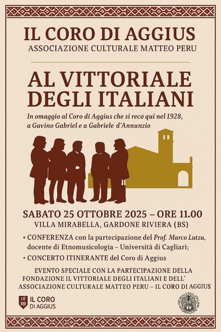 25 ottobre 2025 – Il Coro di Aggius